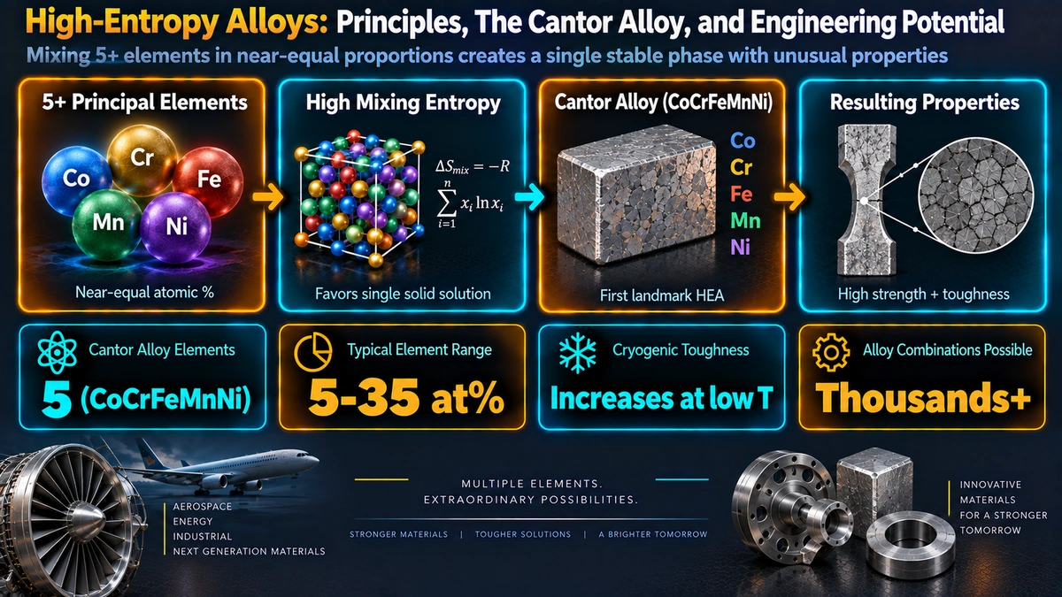 Definition and Classification of High-Entropy Alloys — High-Entropy Alloys: Principles, The Cantor Alloy, and Engineering Potential