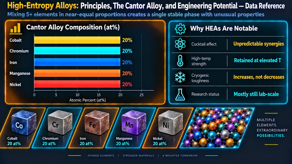 Refractory High-Entropy Alloys — High-Entropy Alloys: Principles, The Cantor Alloy, and Engineering Potential
