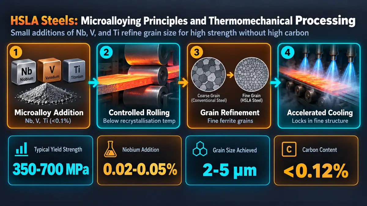 What Are HSLA Steels? — HSLA Steels: Microalloying Principles and Thermomechanical Processing