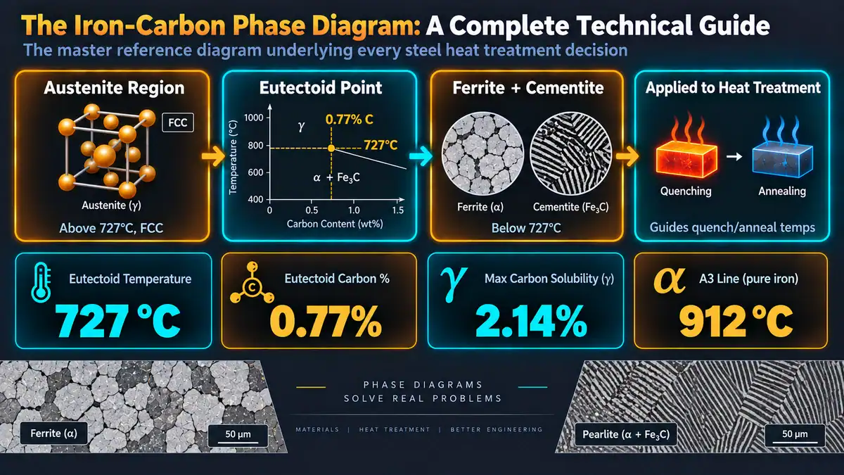 Allotropy of Iron: The Foundation of Steel Heat Treatment — The Iron-Carbon Phase Diagram: A Complete Technical Guide