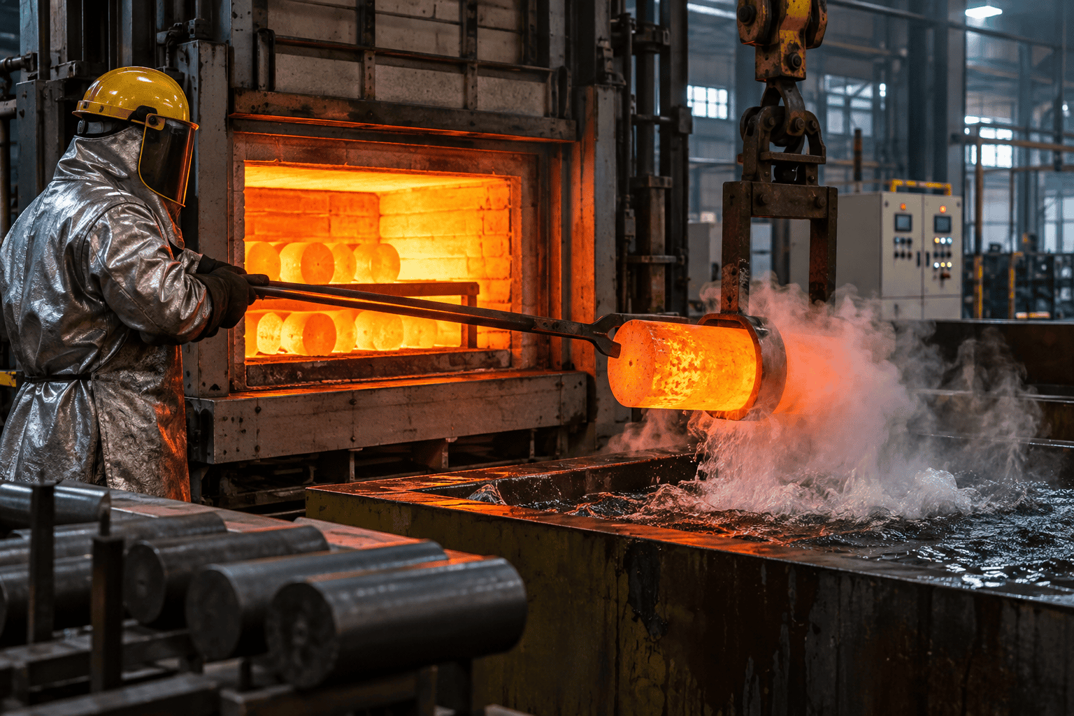 Fundamentals of Austenitising Before Quenching — The Complete Guide to Quenching Steel: Cooling Rates, Media, and Microstructure