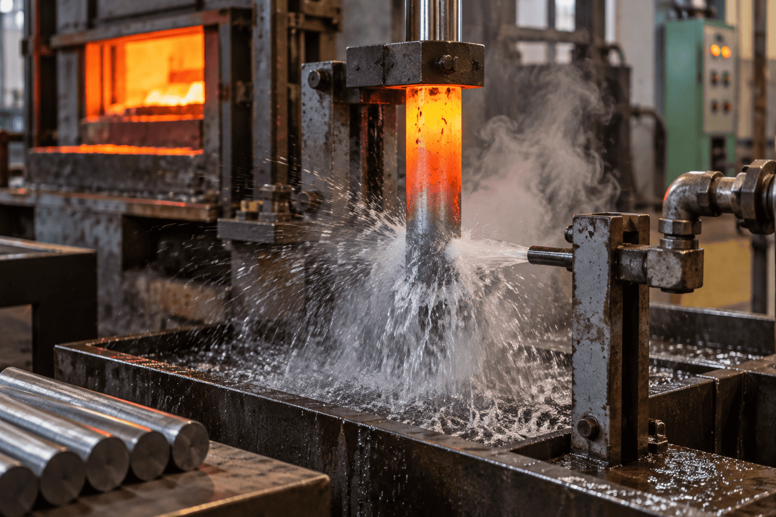 Hardenability: The Jominy End-Quench Test — The Complete Guide to Quenching Steel: Cooling Rates, Media, and Microstructure