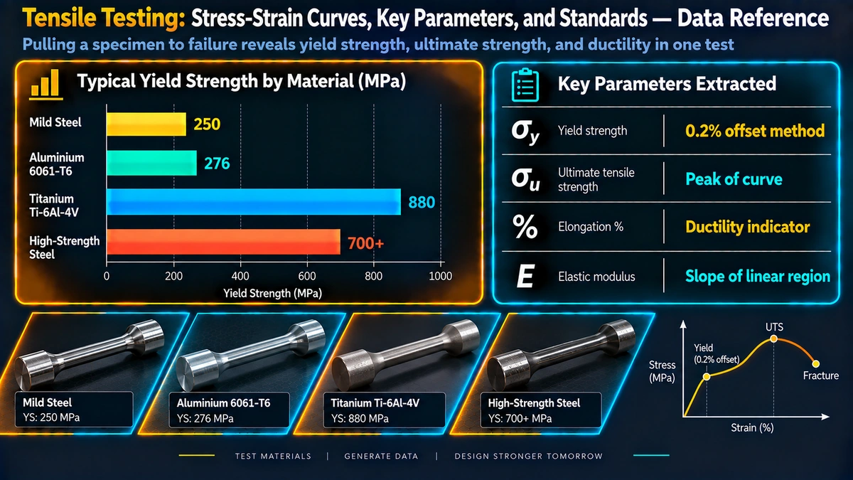 Anisotropy: Lankford Parameter (r-value) — Tensile Testing: Stress-Strain Curves, Key Parameters, and Standards