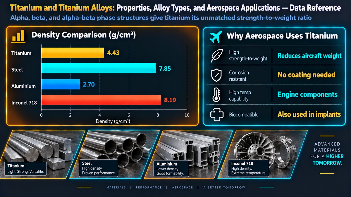 Mechanical Properties Reference Table — Titanium and Titanium Alloys: Properties, Alloy Types, and Aerospace Applications