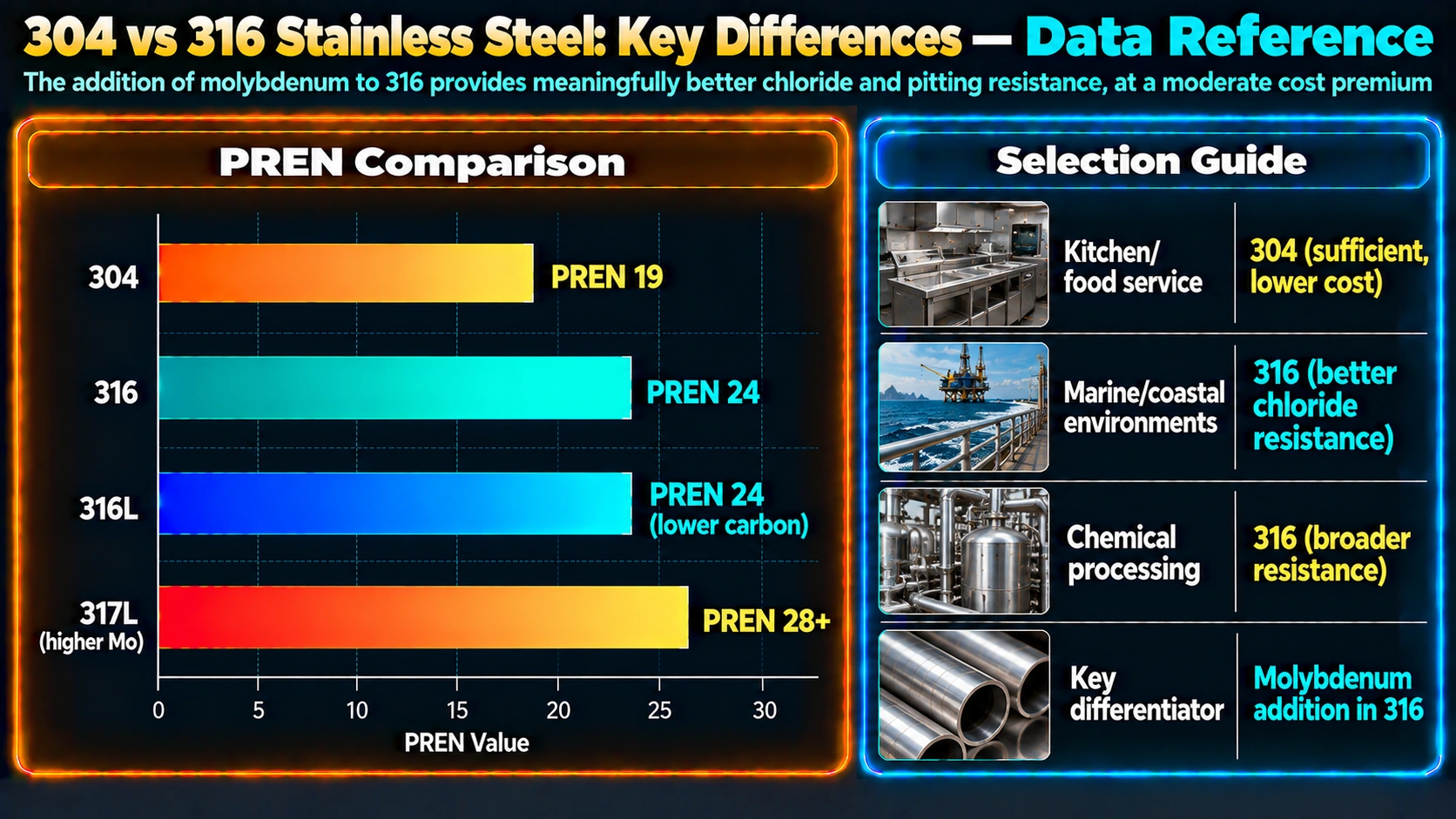 Weldability and Sensitization — 304 vs 316 Stainless Steel: Key Differences