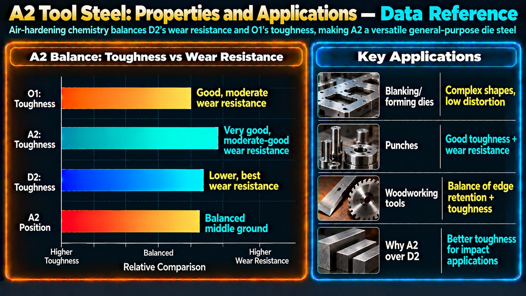 Mechanical Properties and Microstructure — A2 Tool Steel: Properties and Applications