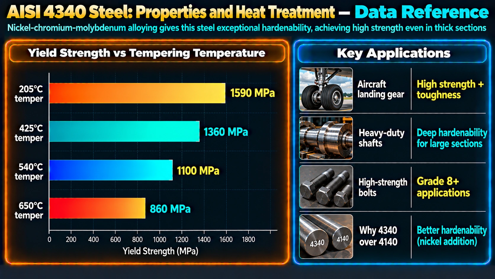 Hardenability — AISI 4340 Steel: Properties and Heat Treatment