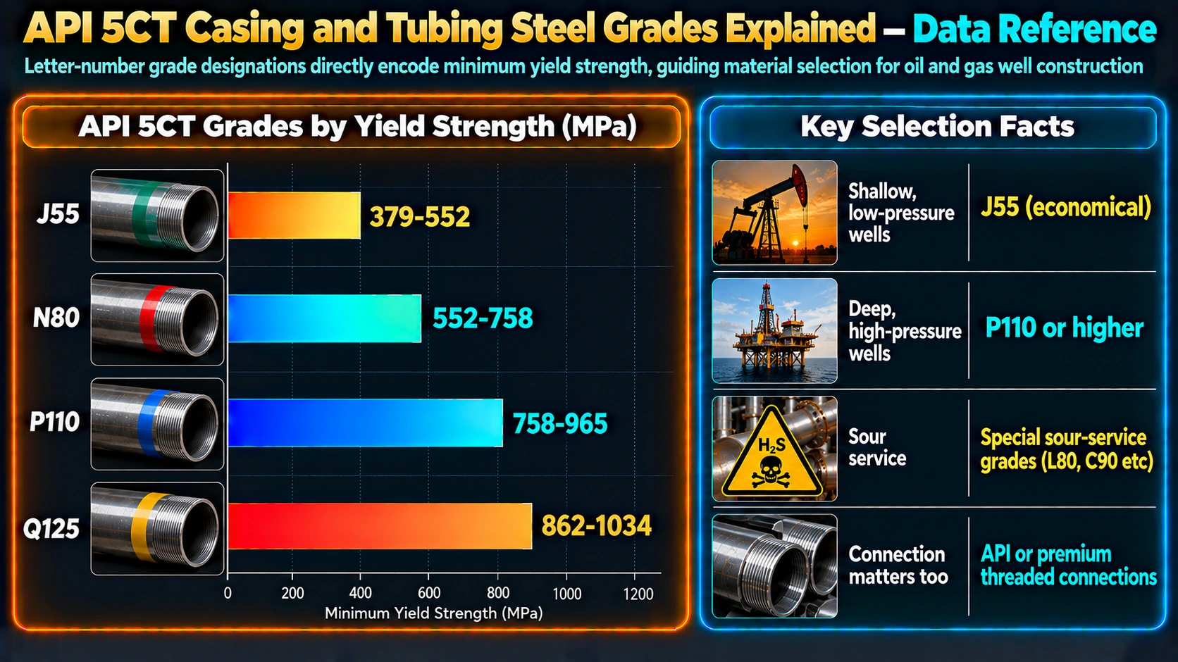 5. Connection Types — API 5CT Casing and Tubing Steel Grades Explained