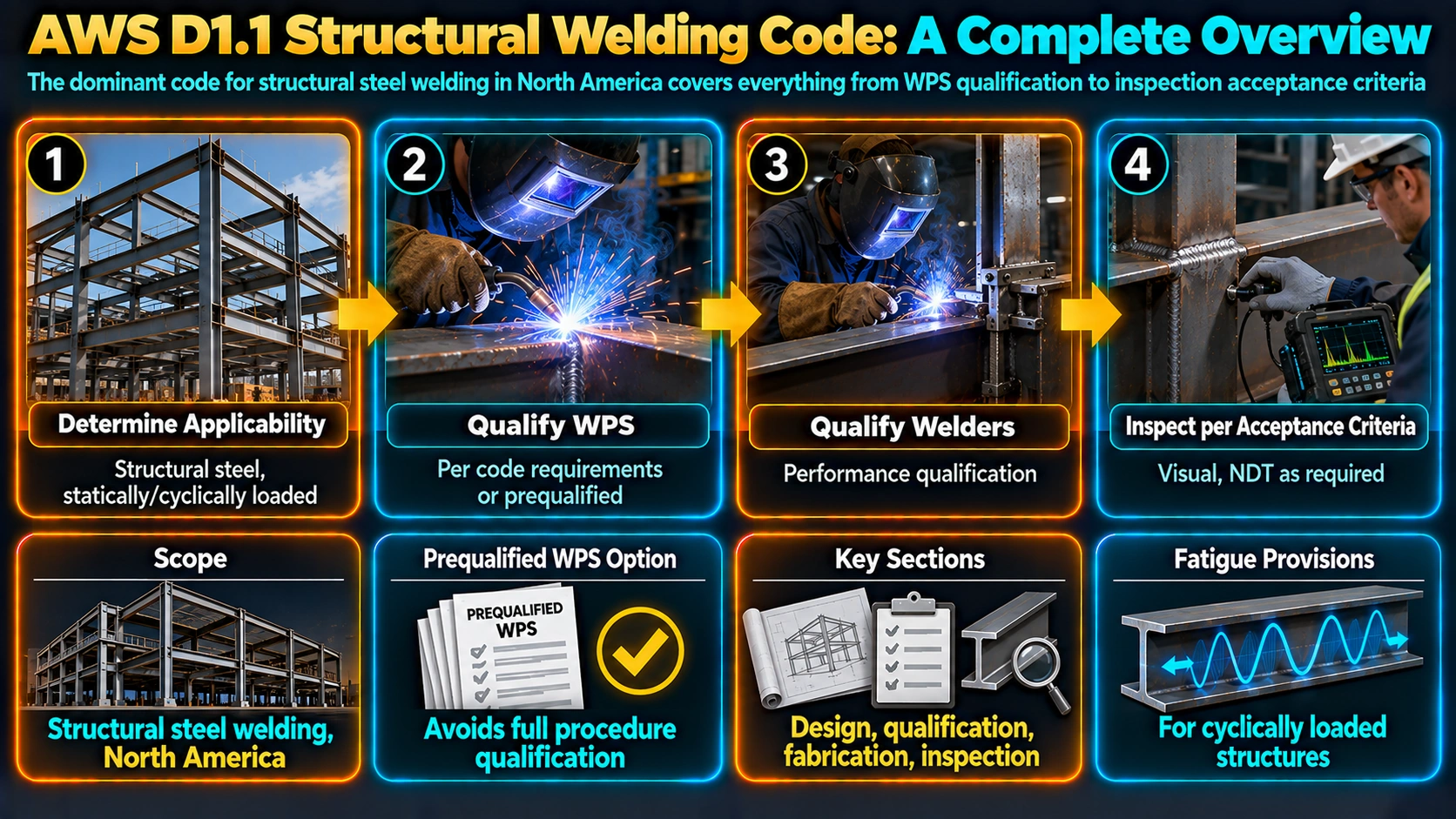 1. Scope and Applicability of AWS D1.1 — AWS D1.1 Structural Welding Code: A Complete Overview