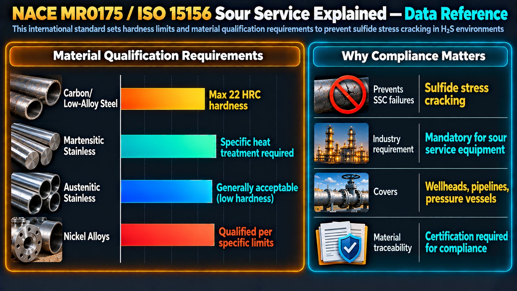 Material Qualification Under Part 3: Corrosion-Resistant Alloys — NACE MR0175 / ISO 15156 Sour Service Explained