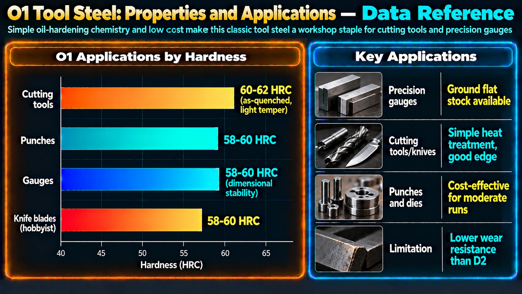 Mechanical Properties and Microstructure — O1 Tool Steel: Properties and Applications