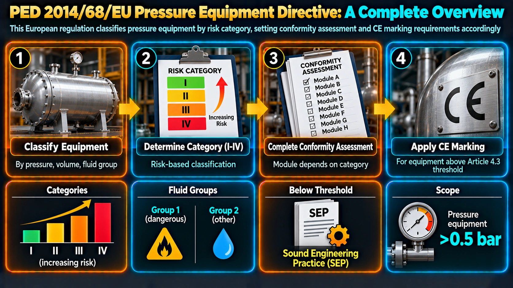 1. Scope of PED 2014/68/EU — PED 2014/68/EU Pressure Equipment Directive: A Complete Overview