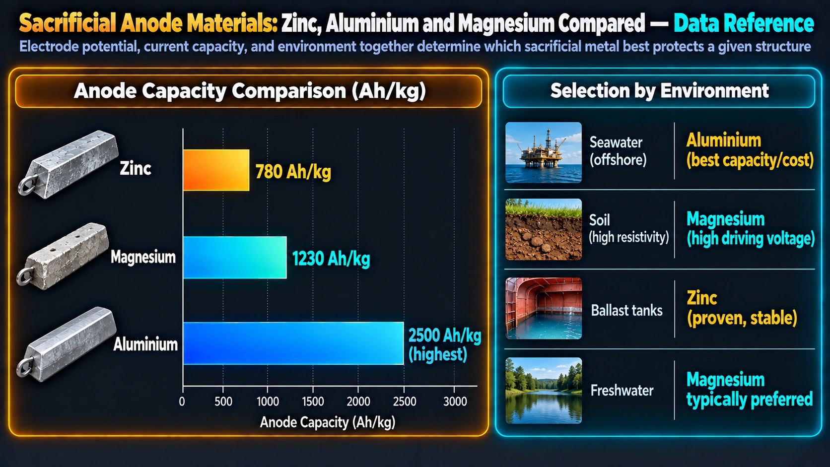 Magnesium Anodes — Sacrificial Anode Materials: Zinc, Aluminium and Magnesium Compared
