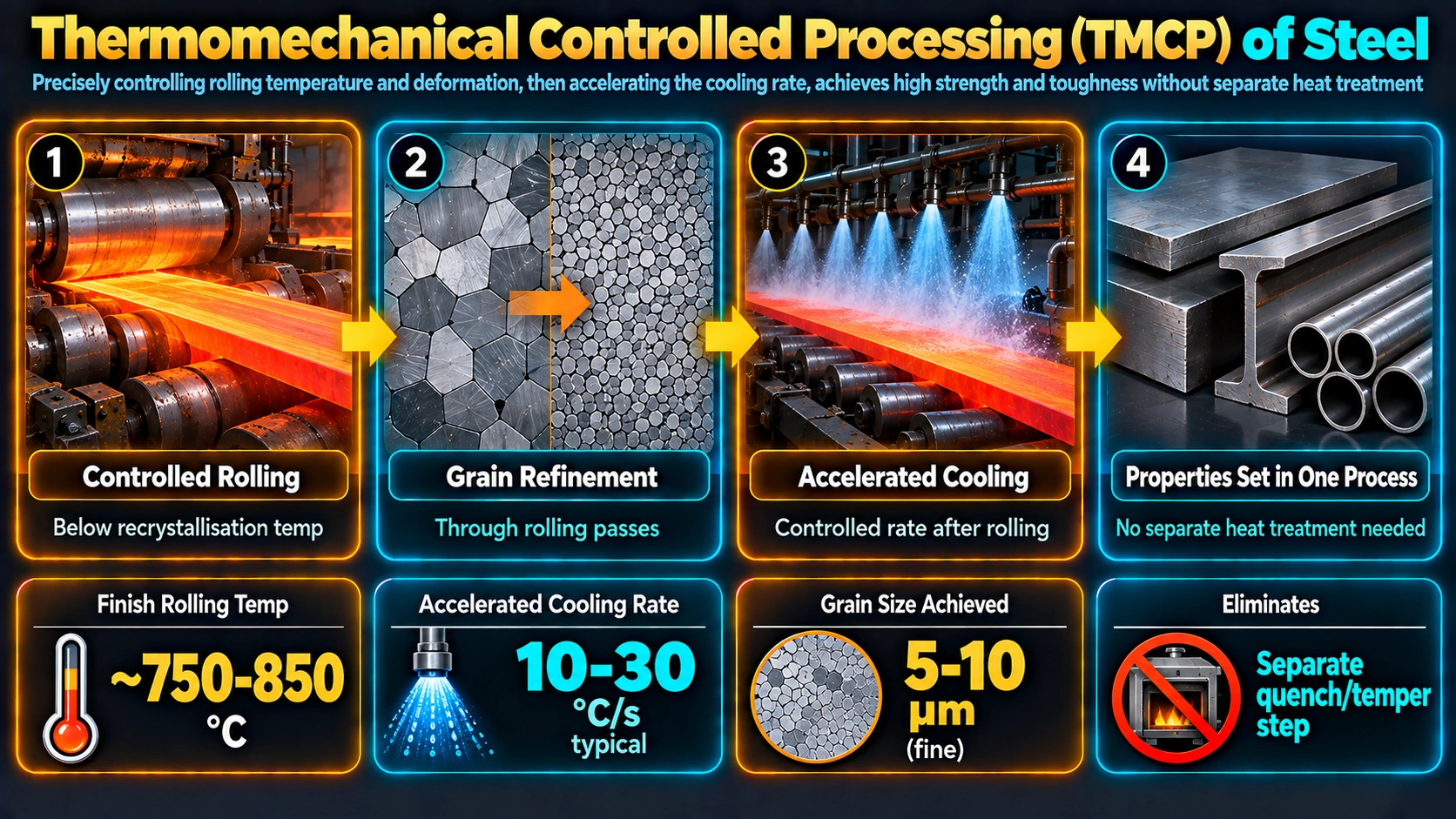 What Is TMCP — Thermomechanical Controlled Processing (TMCP) of Steel