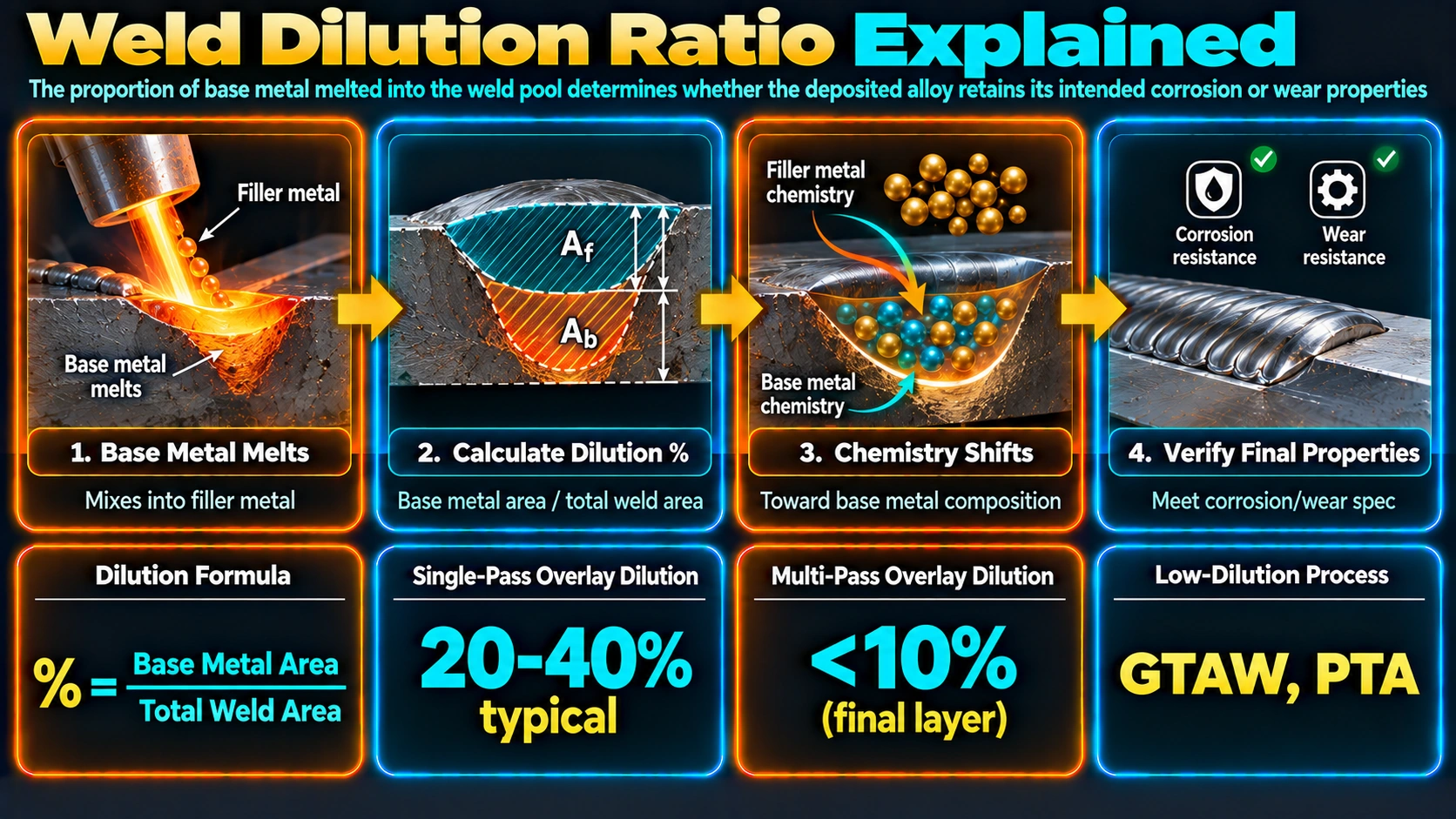 What Dilution Ratio Actually Measures — Weld Dilution Ratio Explained